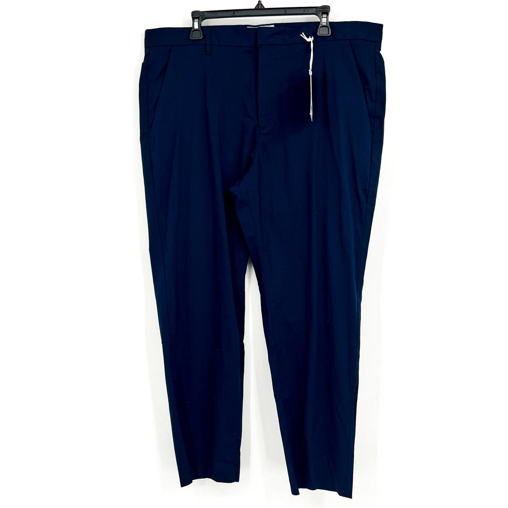 EVERLANE Mens Air Chino Pants 38x30 Navy Blue Stretch Cotton Poplin Slim Fit NWT