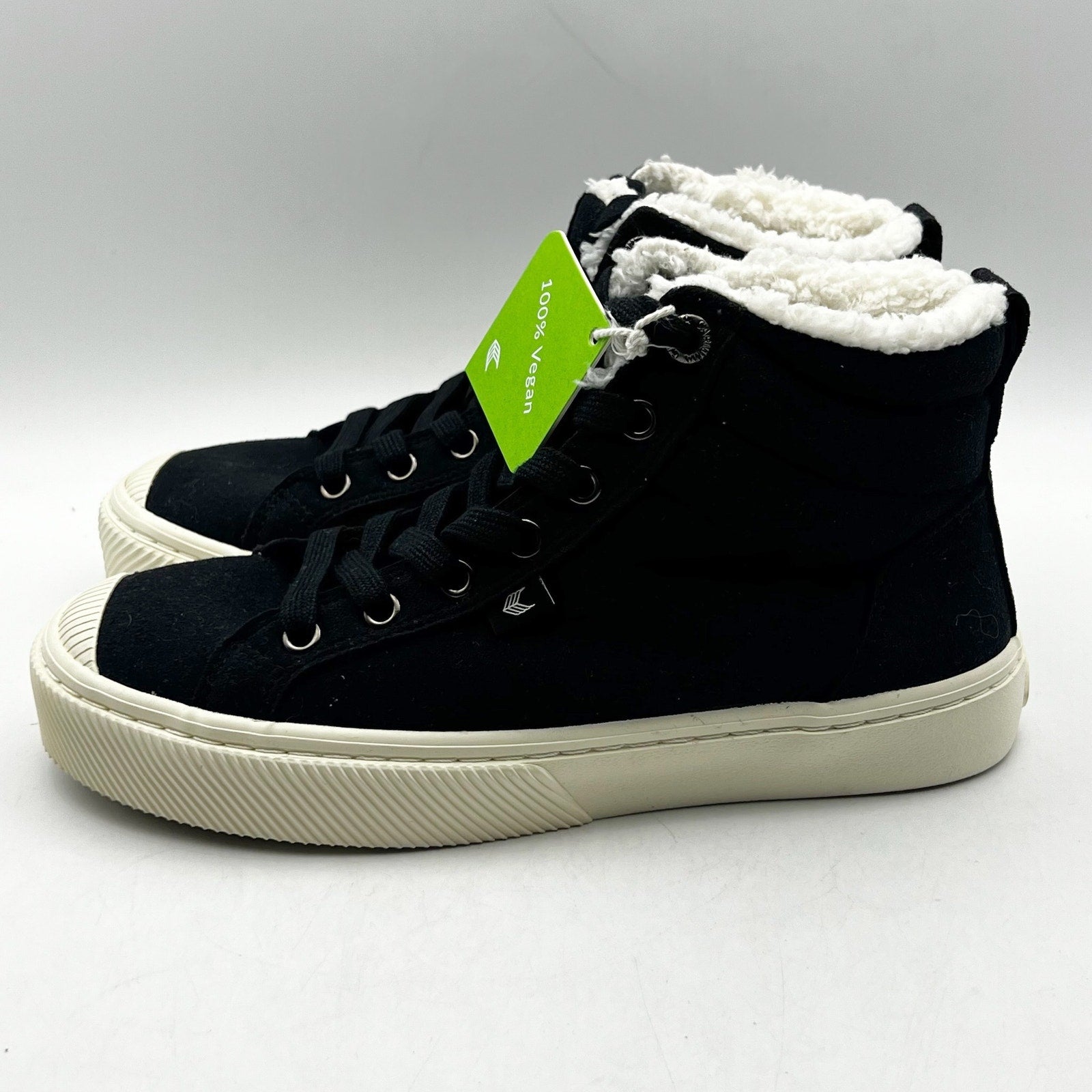 Cariuma OCA Therma High Top Sneakers Mens 8.5 Womens 10 Black Water Repel NIB