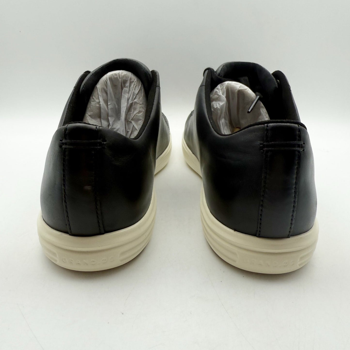 Cole Haan Mens Grand Crosscourt ll Sneakers US 10 M Black White Leather NIB