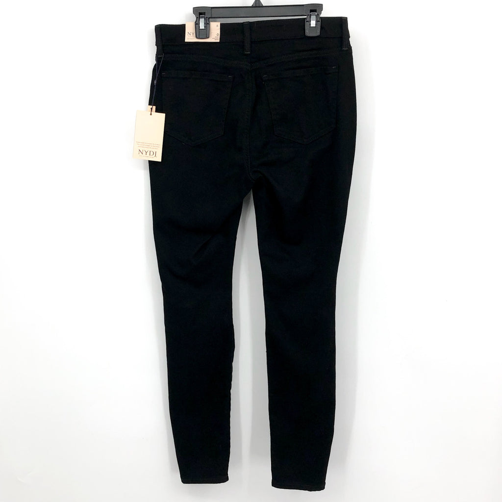 NYDJ Women's Ami Skinny Jeans Size 6 Black High Rise Lift Tuck Technology NWT