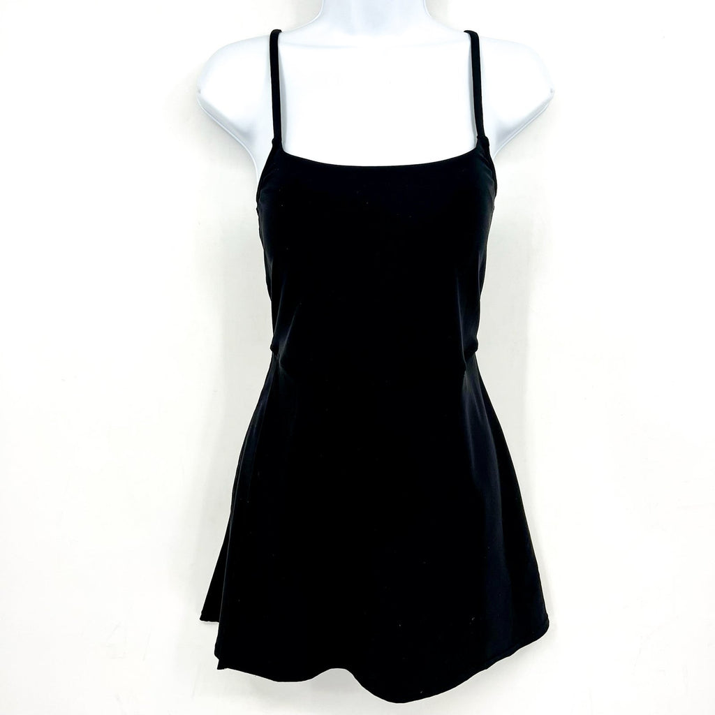 SUNSETS Women's Naomi Swim Dress One Piece Medium Black Sleeveless NWT