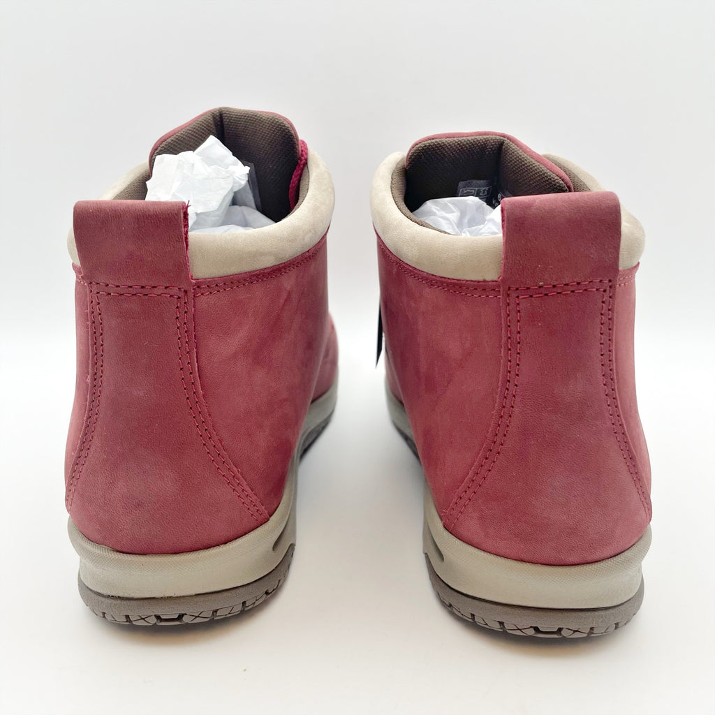 SAS Womens Gretchen Ankle Bootie US 6 WW EU 36.5 Red Leather Water Resistant NIB