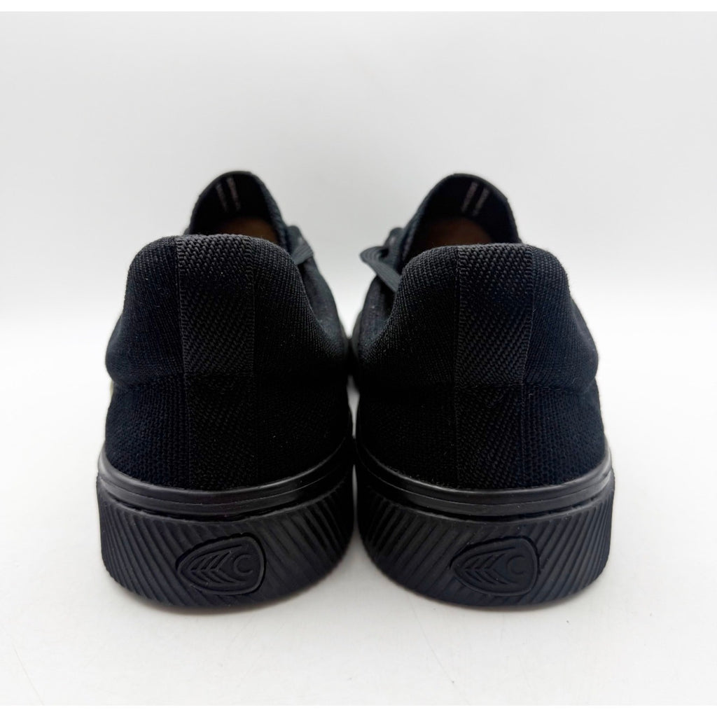 Cariuma IBI Low Casual Sneakers Mens 9.5 Womens 11 Black Bamboo Knit NIB