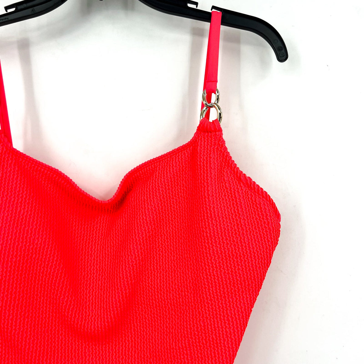 LILLY PULITZER Alizee Crinkle One-Piece Swimsuit Size 16 Mizner Red NWOT