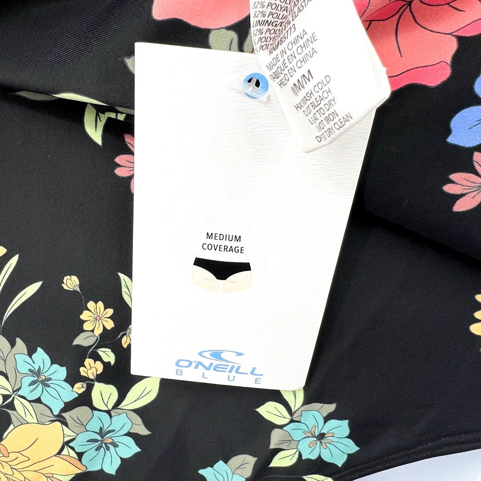 O'NEILL Women's Kali Floral Key West Surf Suit Medium Black Long Sleeve NWT
