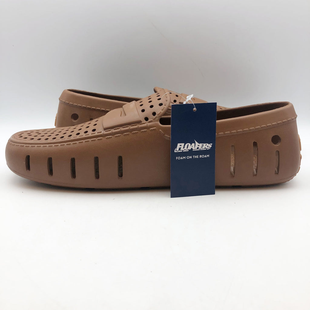 Floafers Mens Country Club Driver 2.0 Loafer Size 8 Tan Chestnut Hill Gum NWT