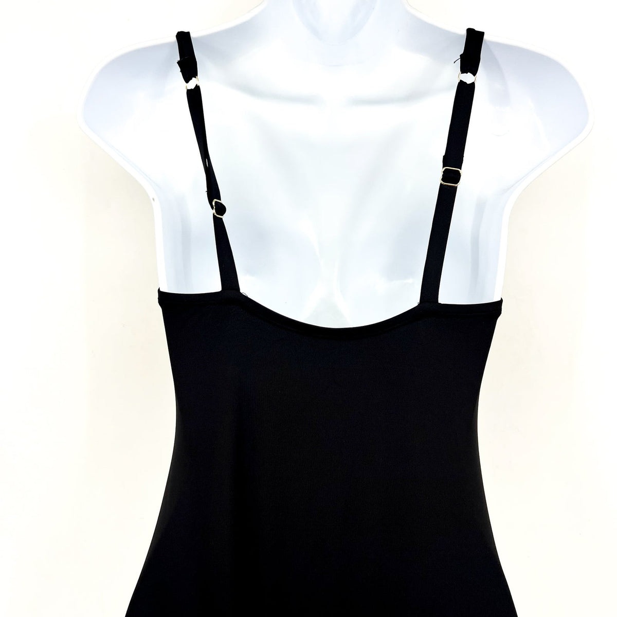 TOMMY BAHAMA Pearl Cross Front One-Piece Swimsuit Size 4 Black OTS  NWT