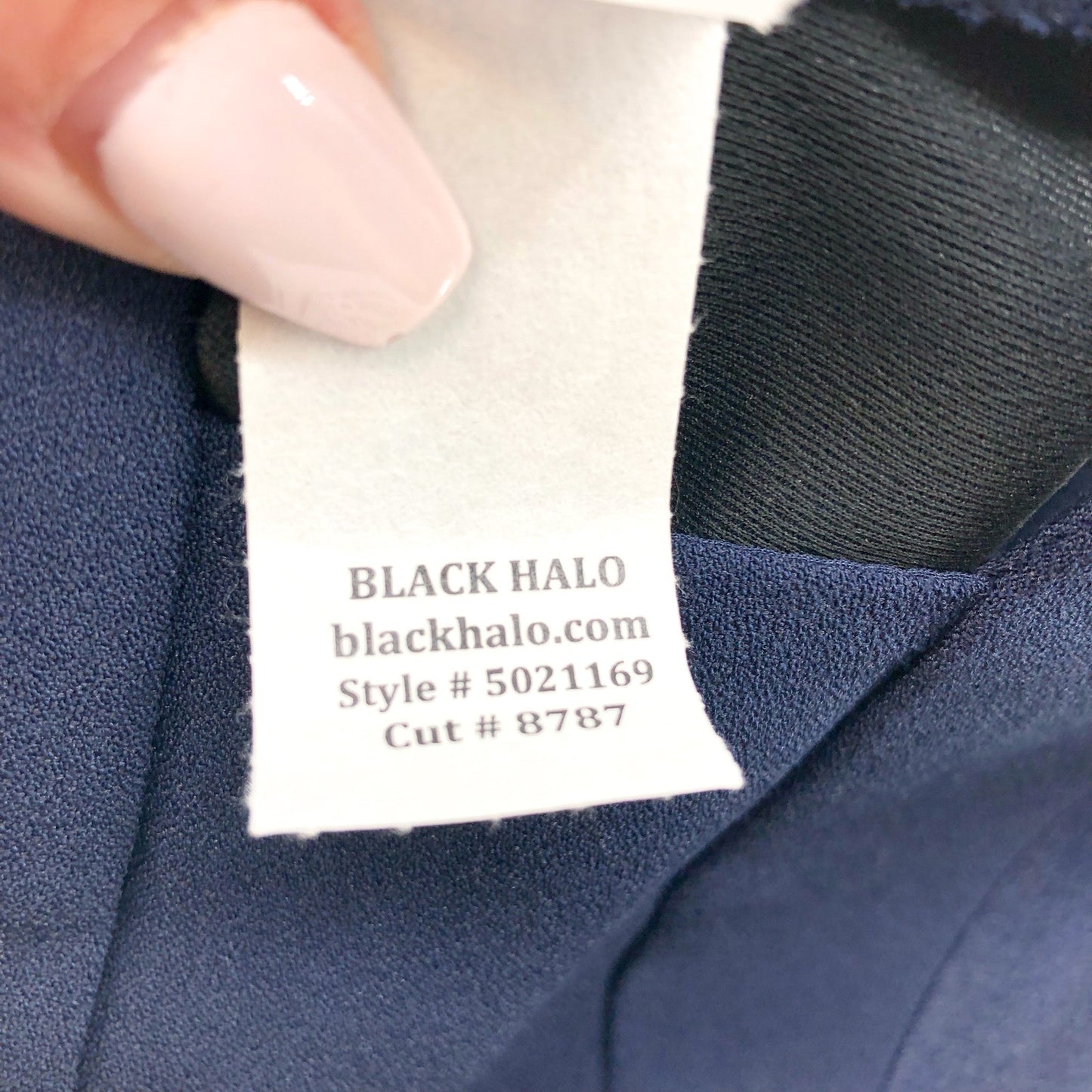 BLACK HALO Women's Lena Jumpsuit Size 2 Navy Blue Strapless NWT