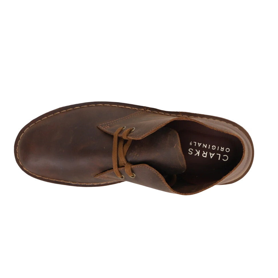 Clarks Mens Desert Round Toe Chukka Boot US 10 M EU 43 Brown Leather NIB
