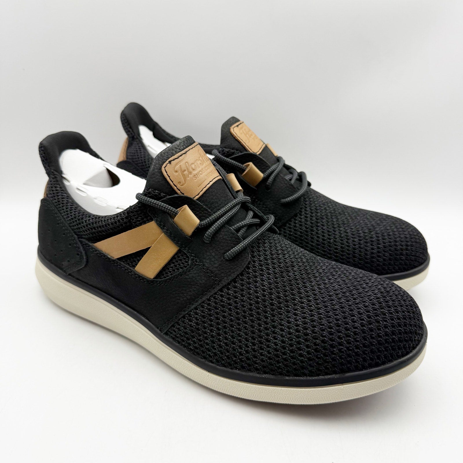 Florsheim Mens Adventure Steel Toe Work Sneakers US 7 EEE Black White NIB
