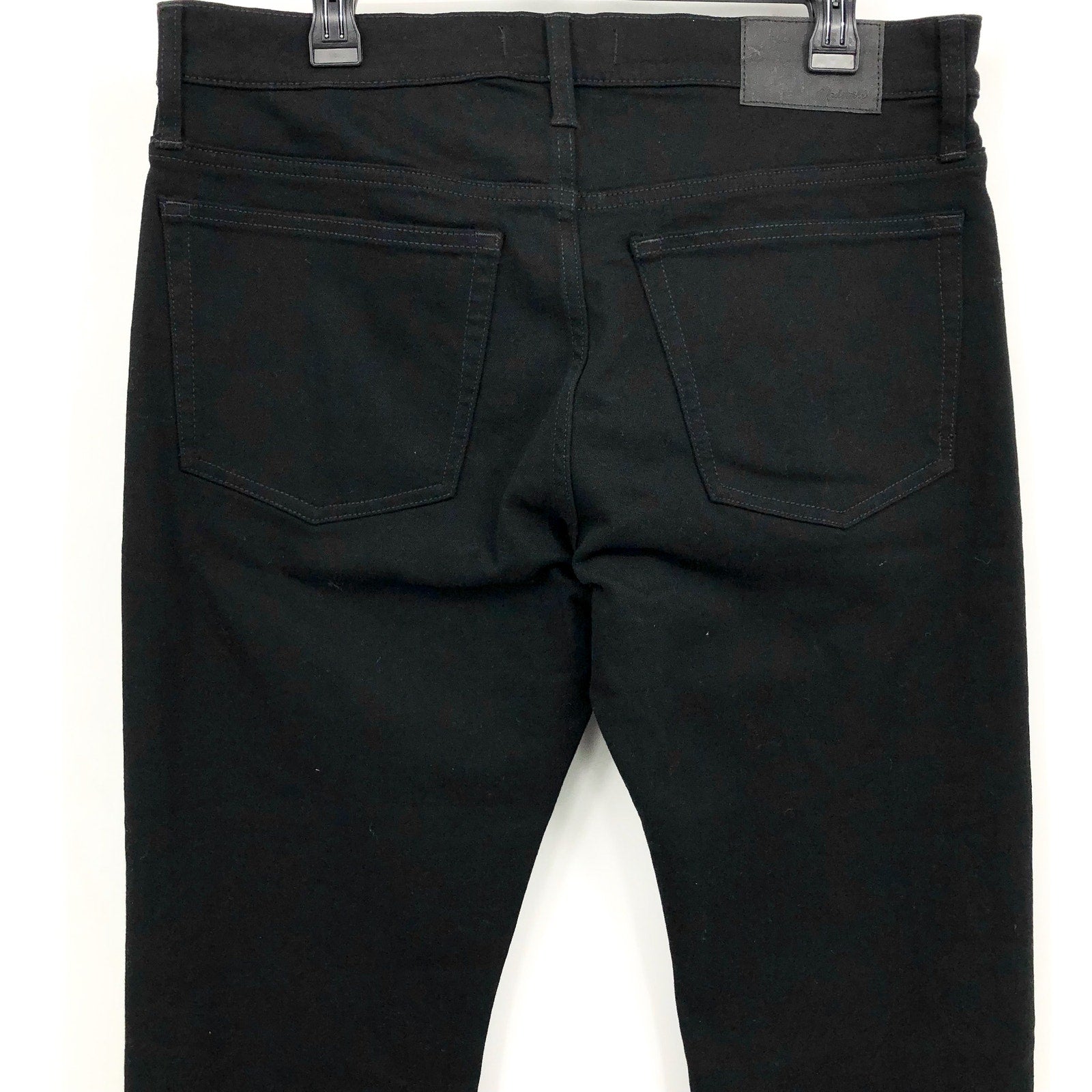 MADEWELL Men's Slim Jeans 33x32 Black Bainhart Wash COOLMAX Denim ND479 NWT