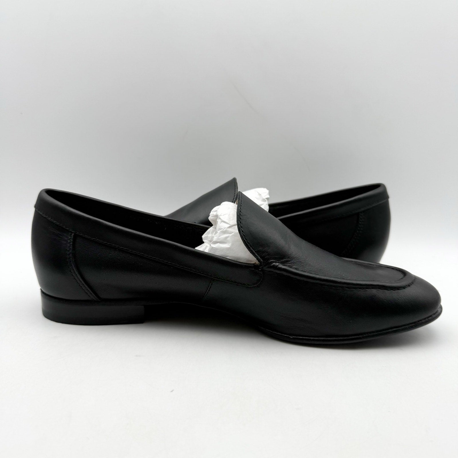 Marc Joseph New York Womens Madison Ave Loafers US 9 M Black Leather NWOB