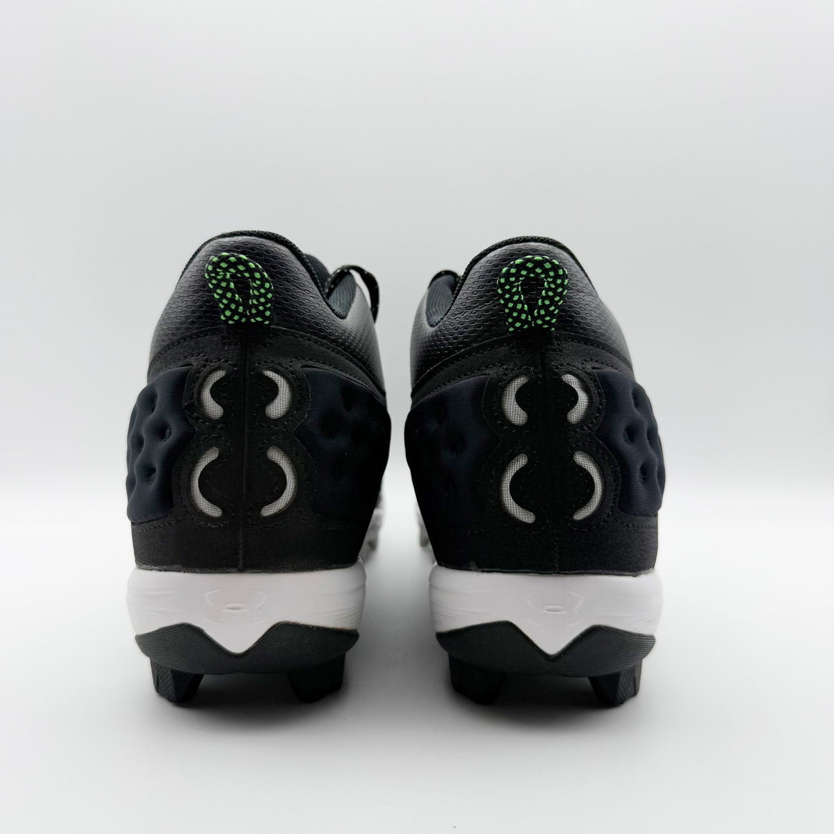 Under Armour Mens Bryce Harper 8 Mid RM Baseball Cleats Size 13 Black Green NWOB