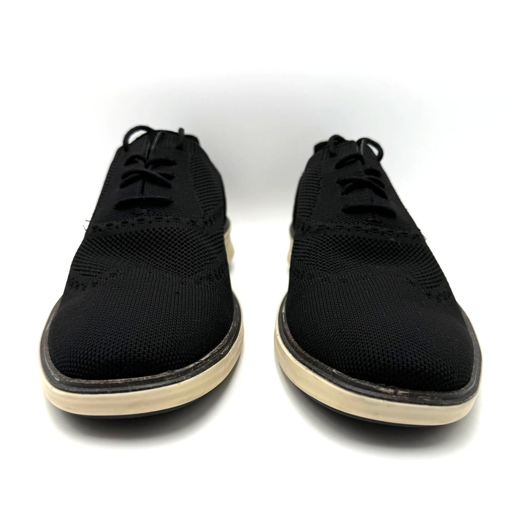 Vince Camuto Mens Hampt Wingtip Oxford Sneakers Size 11.5 Black Knit NIB