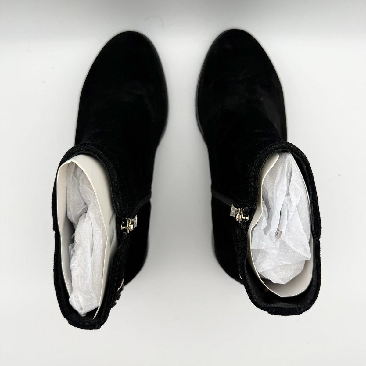 Jack Rogers Womens Newbury Ankle Booties US 9.5 M Black Suede NIB