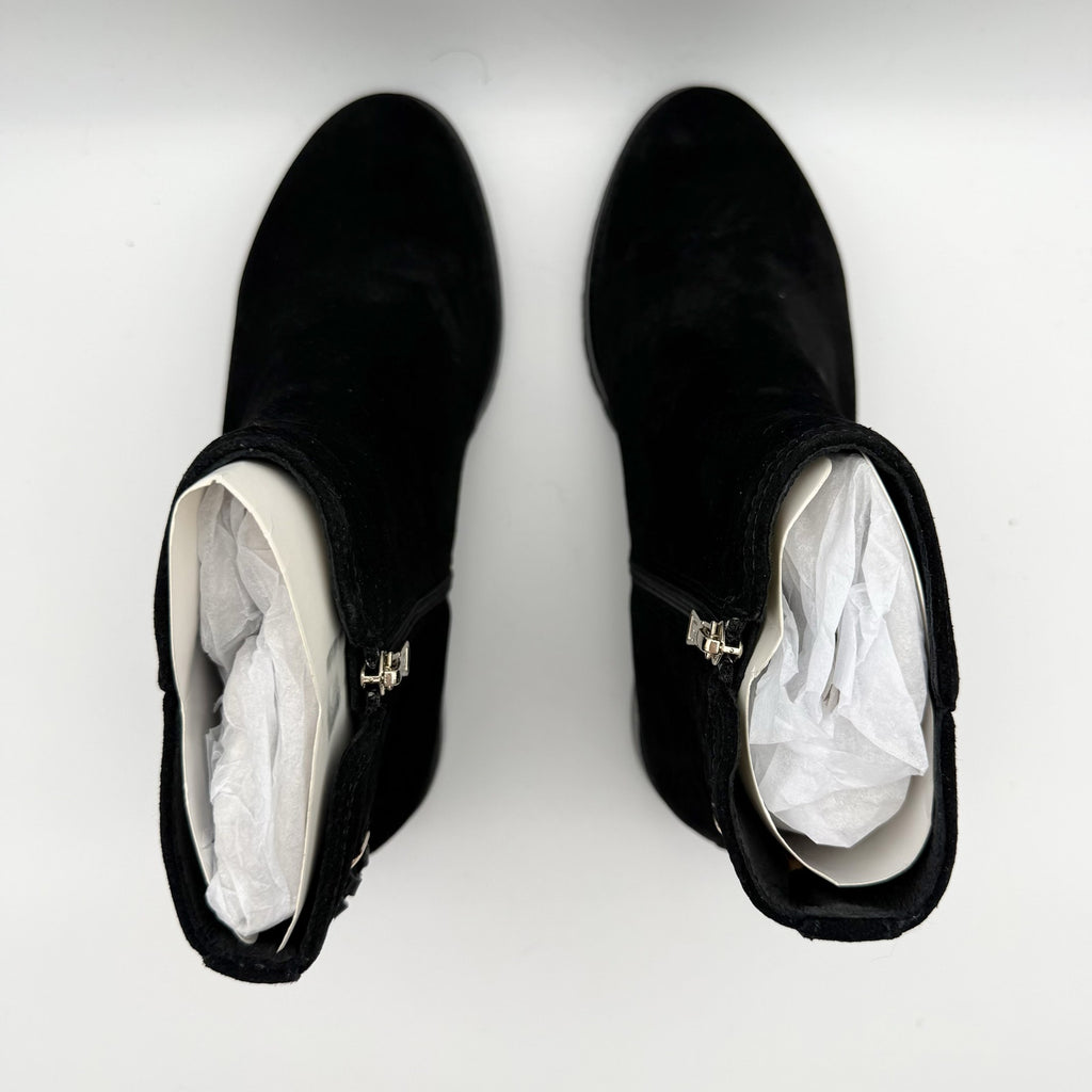 Jack Rogers Womens Newbury Ankle Booties US 9.5 M Black Suede NIB