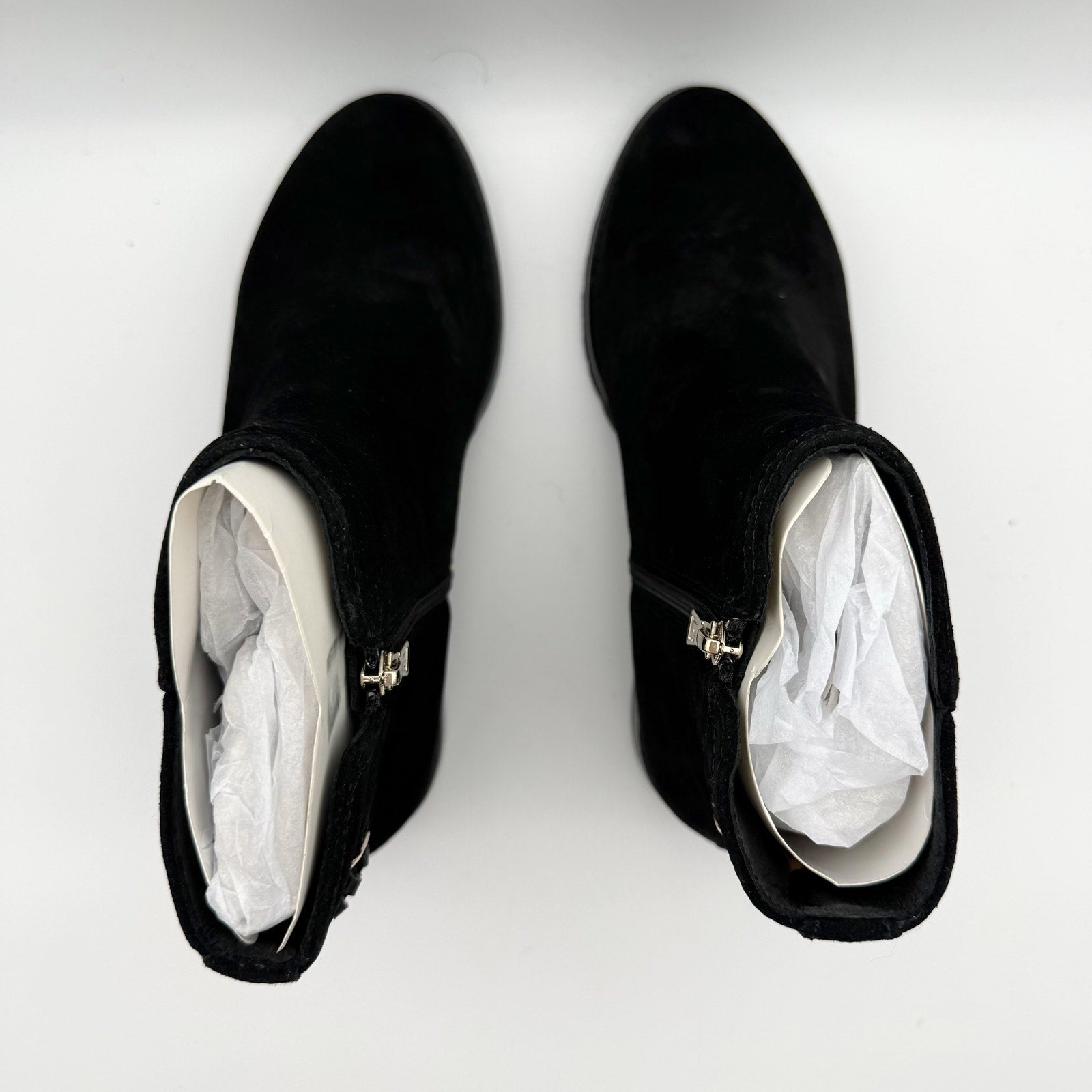 Jack Rogers Womens Newbury Ankle Booties US 9.5 M Black Suede NIB