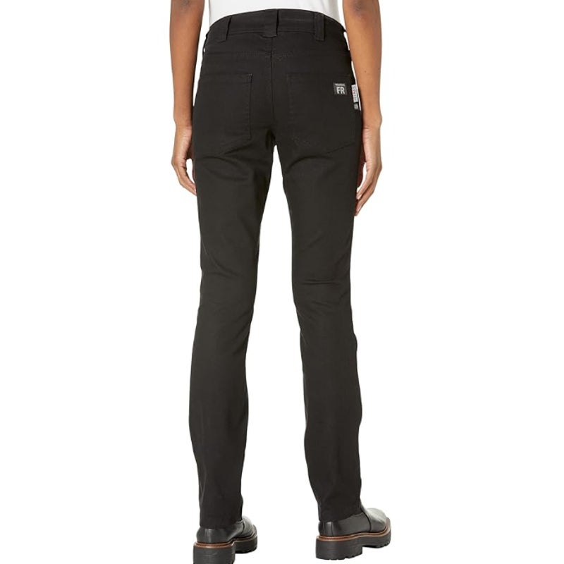 WOLVERINE Women's FR Flame Resistant Straight Jeans Size 14 Black Stretch NWT