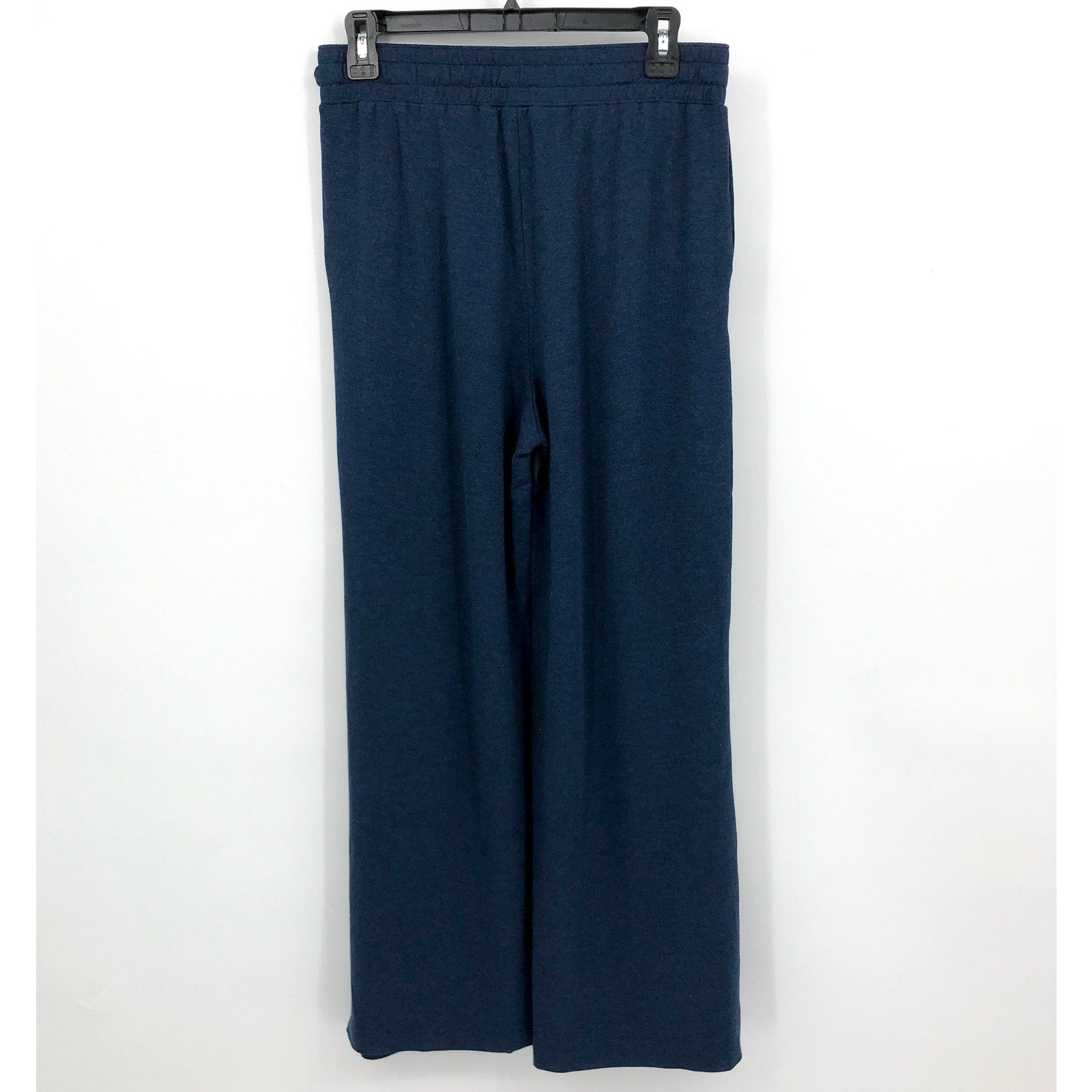 TRAVIS MATHEW Women's Cloud Terry Wide Leg Pants Medium Navy Blazer Lounge NWT