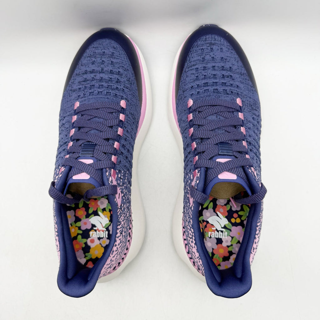 Rabbit Womens Dream Chaser Running Shoes US 7.5 Blue Purple Athletic Sneaker NIB