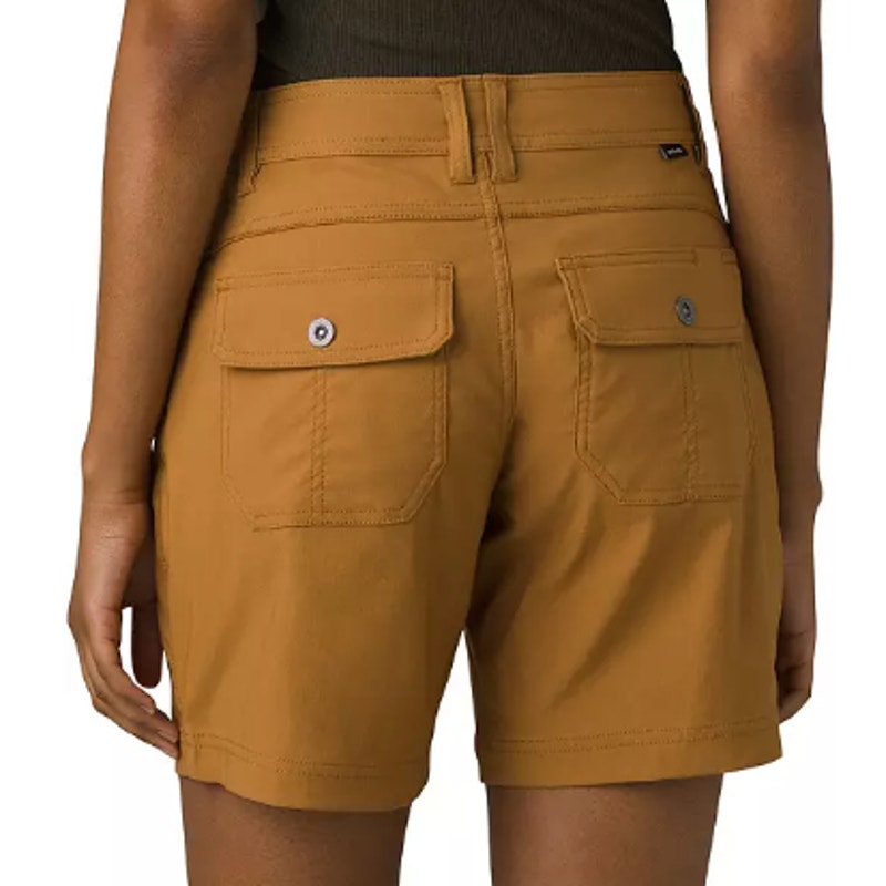 PRANA Women's Halle Shorts Size 10 Tan Earthbound 7" Inseam Standard Fit NWT