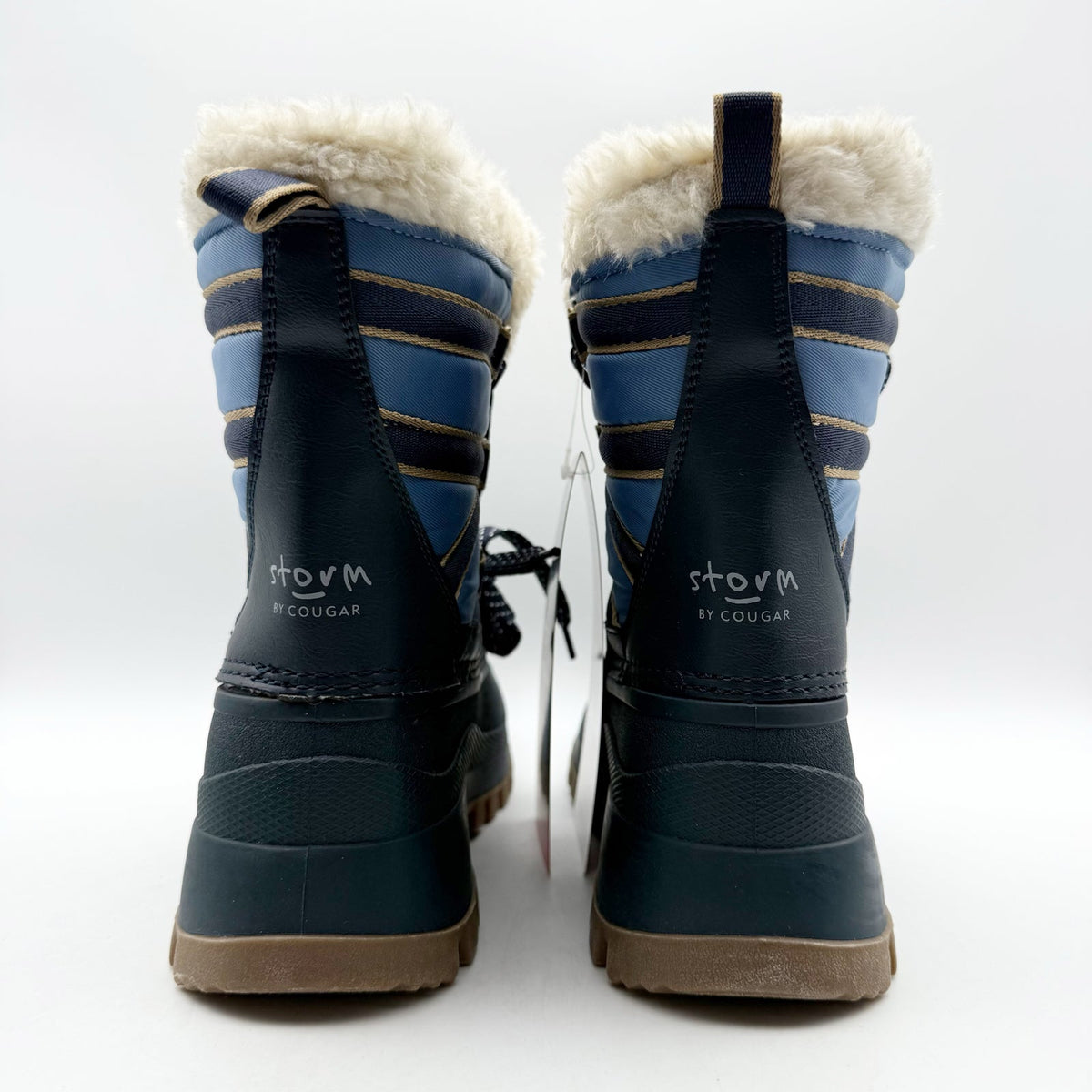 Storm by Cougar Womens Fresno Snow Boots US 6 EU 36 Navy Waterproof NIB