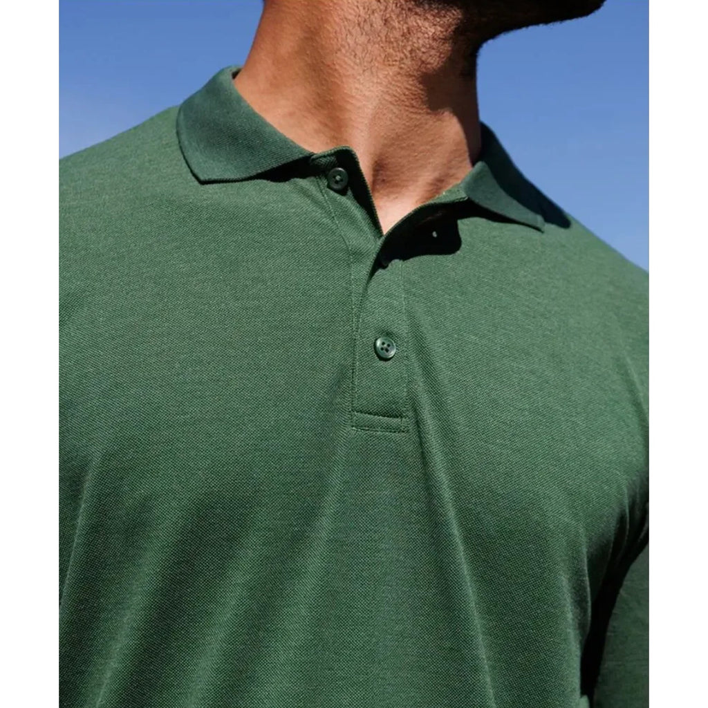 OUTDOOR VOICES Men's Birdie Long Sleeve Polo Shirt 3XL Greenwoods DriRELEASE NWT