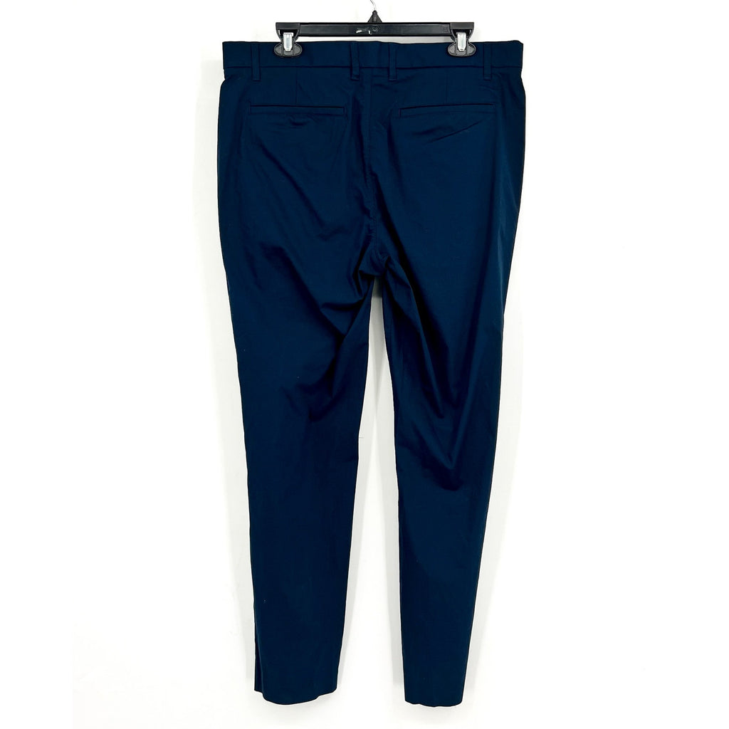 EVERLANE Mens Air Chino Pants 33x32 Navy Blue Stretch Cotton Poplin Slim Fit NWT
