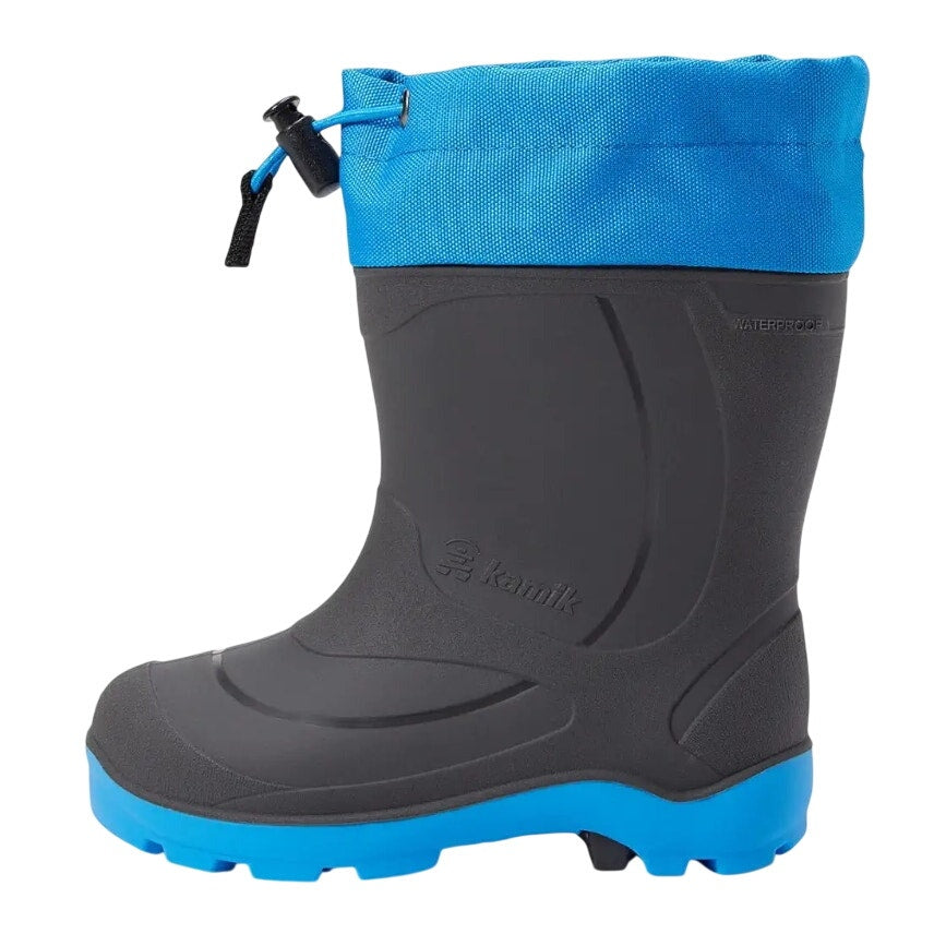 Kamik Kids Snobuster Winter Boot US 6 EU 38 Grey Blue Waterproof NIB