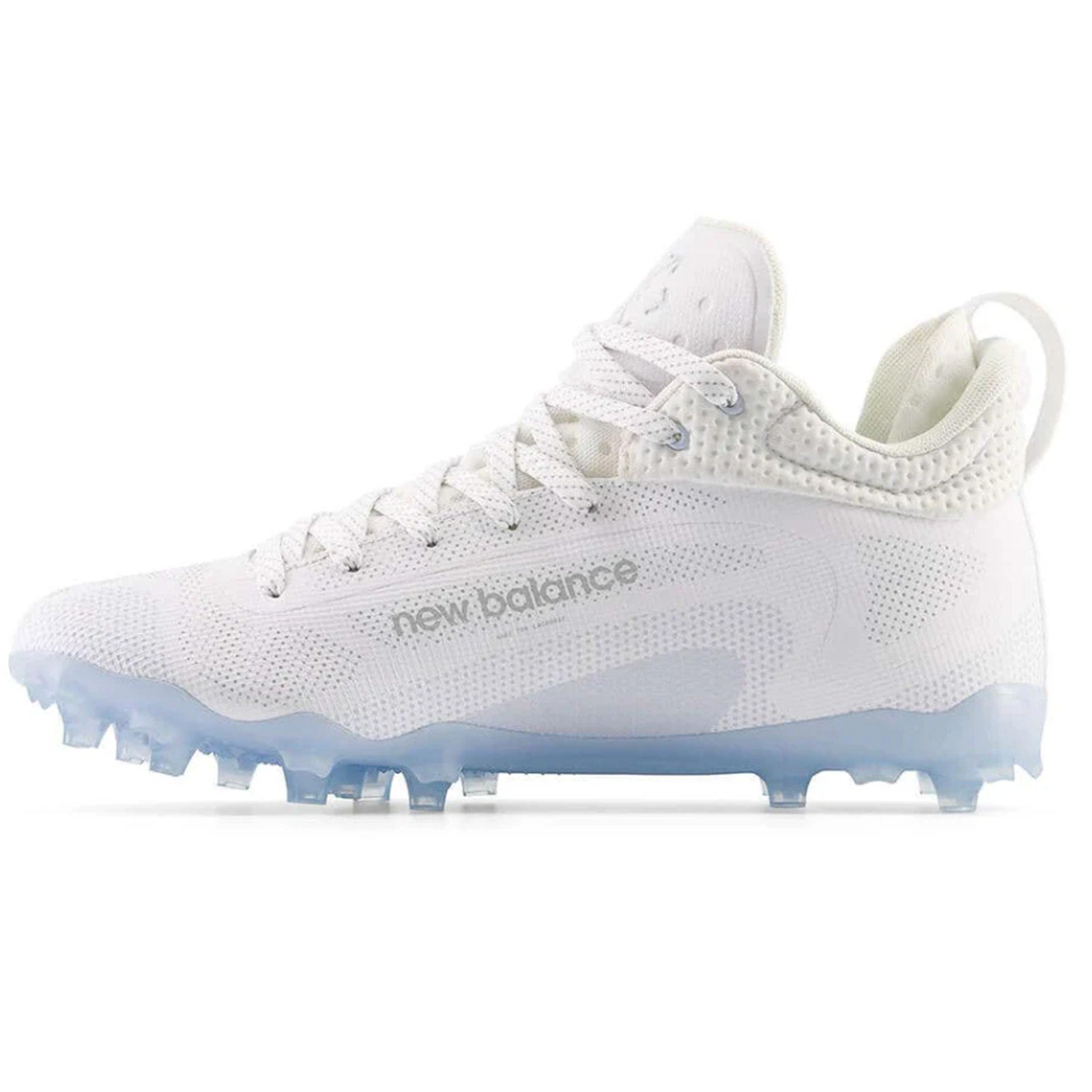 New Balance Mens Freeze 4.0 Lacrosse Cleats Size 7.5 White Blue Athletic NWOB