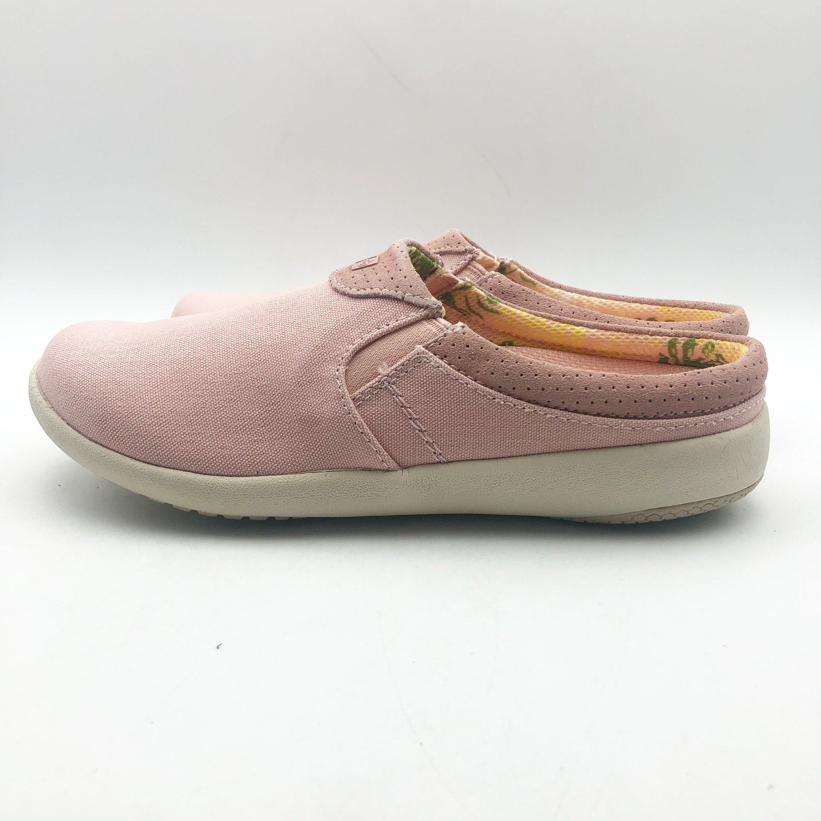 Spenco Womens SIESTA NUEVO Casual Slide US 7.5 Pink Suede Slip On Clogs NIB
