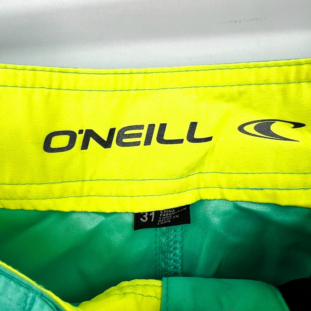 O'NEILL Mens Santa Cruz 2.0 Boardshorts Size 31 Medium Aqua Green NWT