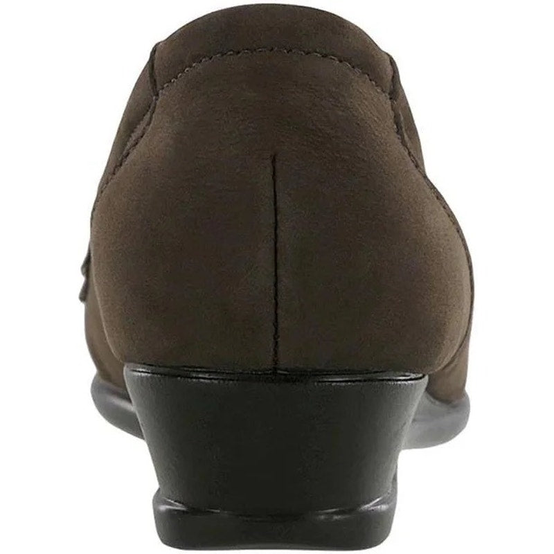 SAS Womens Taylor Wedge Loafers Size 12 M EU 42.5 Brown Leather NIB