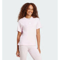 ADIDAS Women's Essentials 3-Stripes Cotton Tee Small Pink White Short Sleeve NWT
