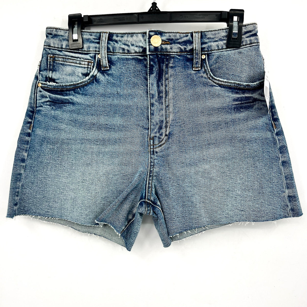 KUT FROM THE KLOTH Taylor Denim Shorts Size 0 Freedom Blue High Waist CutOff NWT