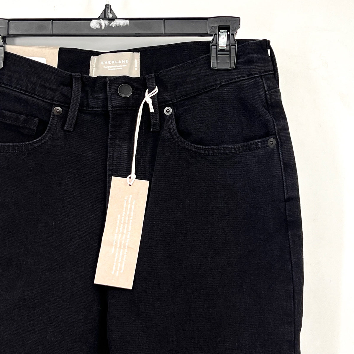 EVERLANE Women's The Original Cheeky Jeans Size 27 US 4 Coal Black NWT
