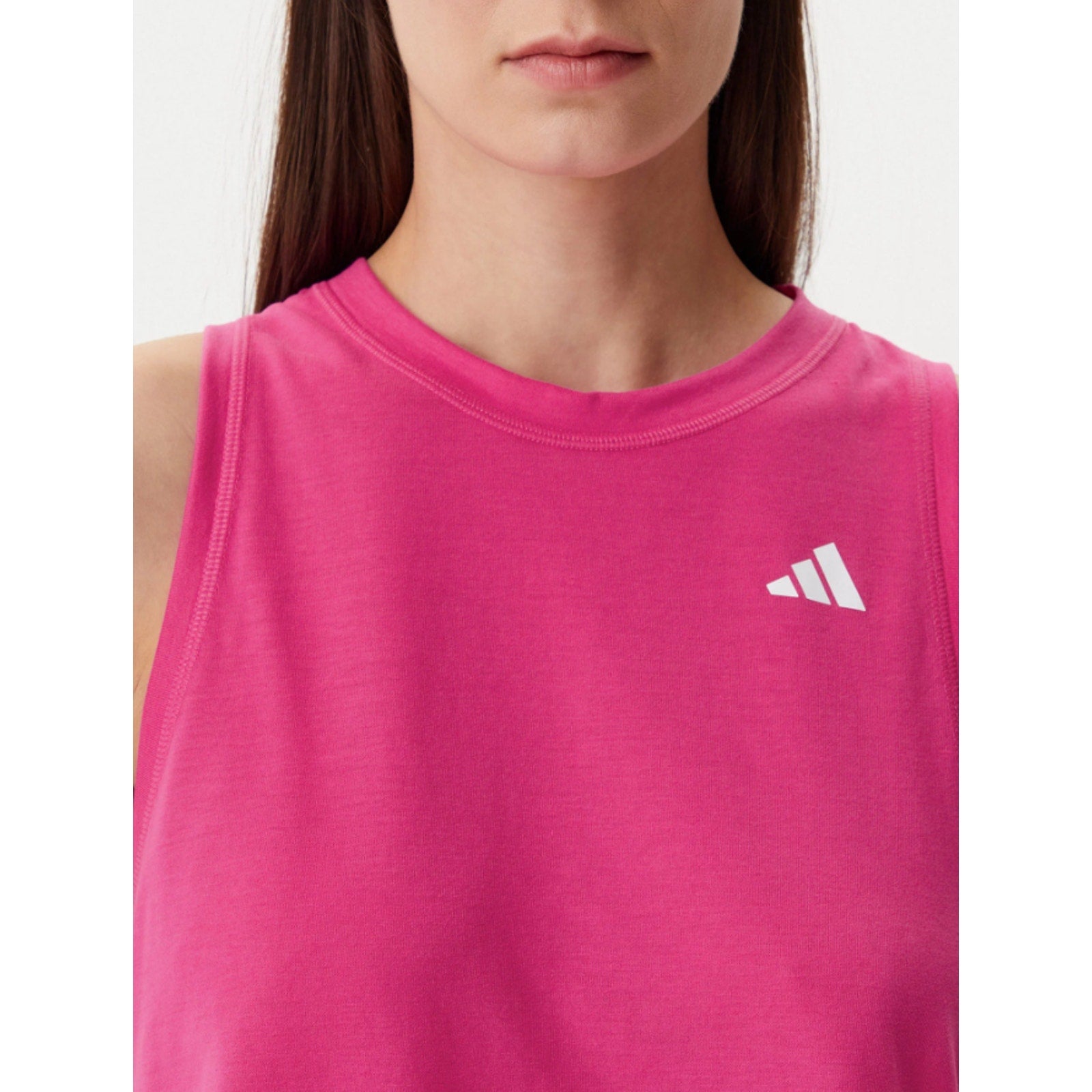 ADIDAS Womens Train Essentials Boxy Workout Tank Top Small Pink NWT