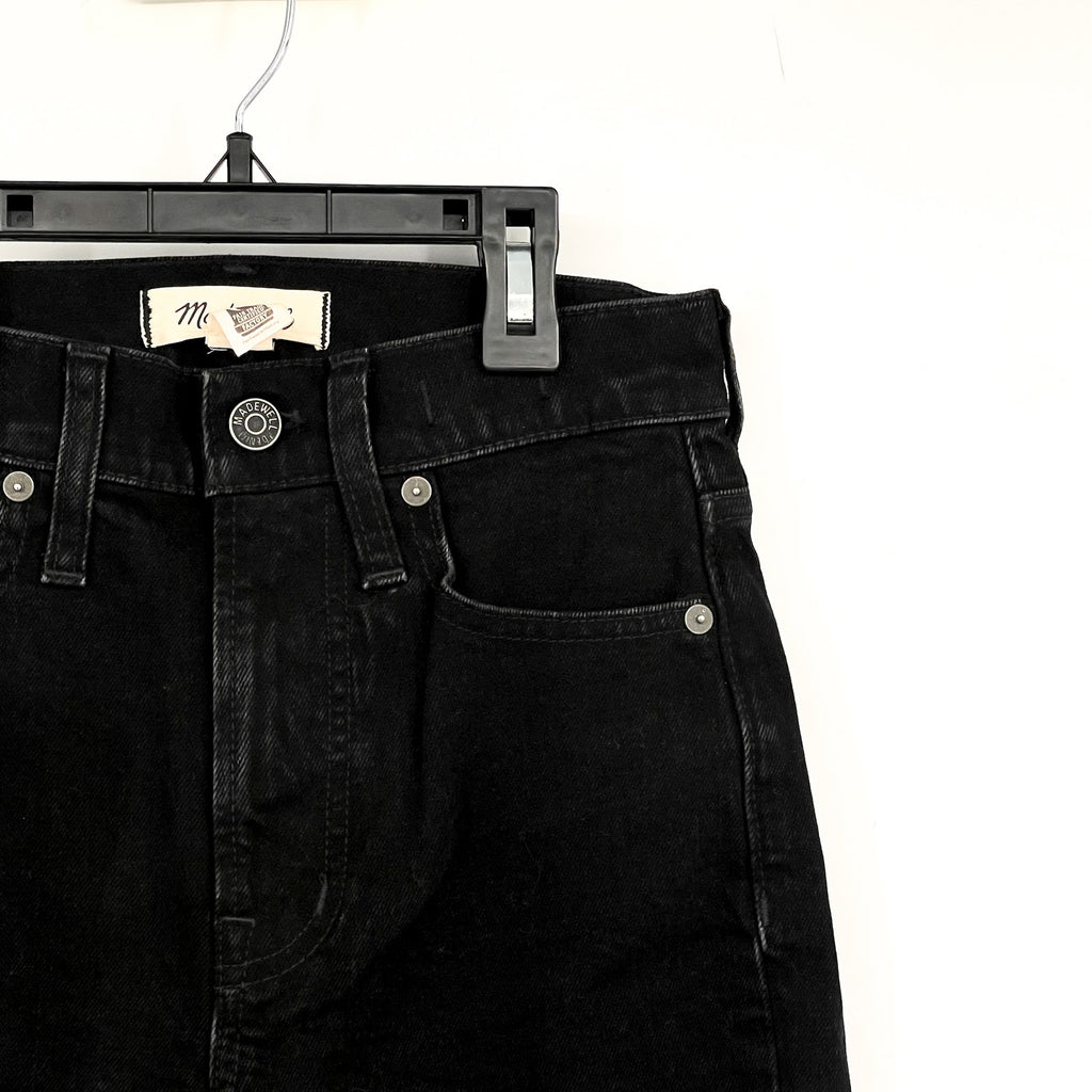 MADEWELL Womens The Perfect Vintage Flare Jean Size 23 US 000 Black NF379 NWOT