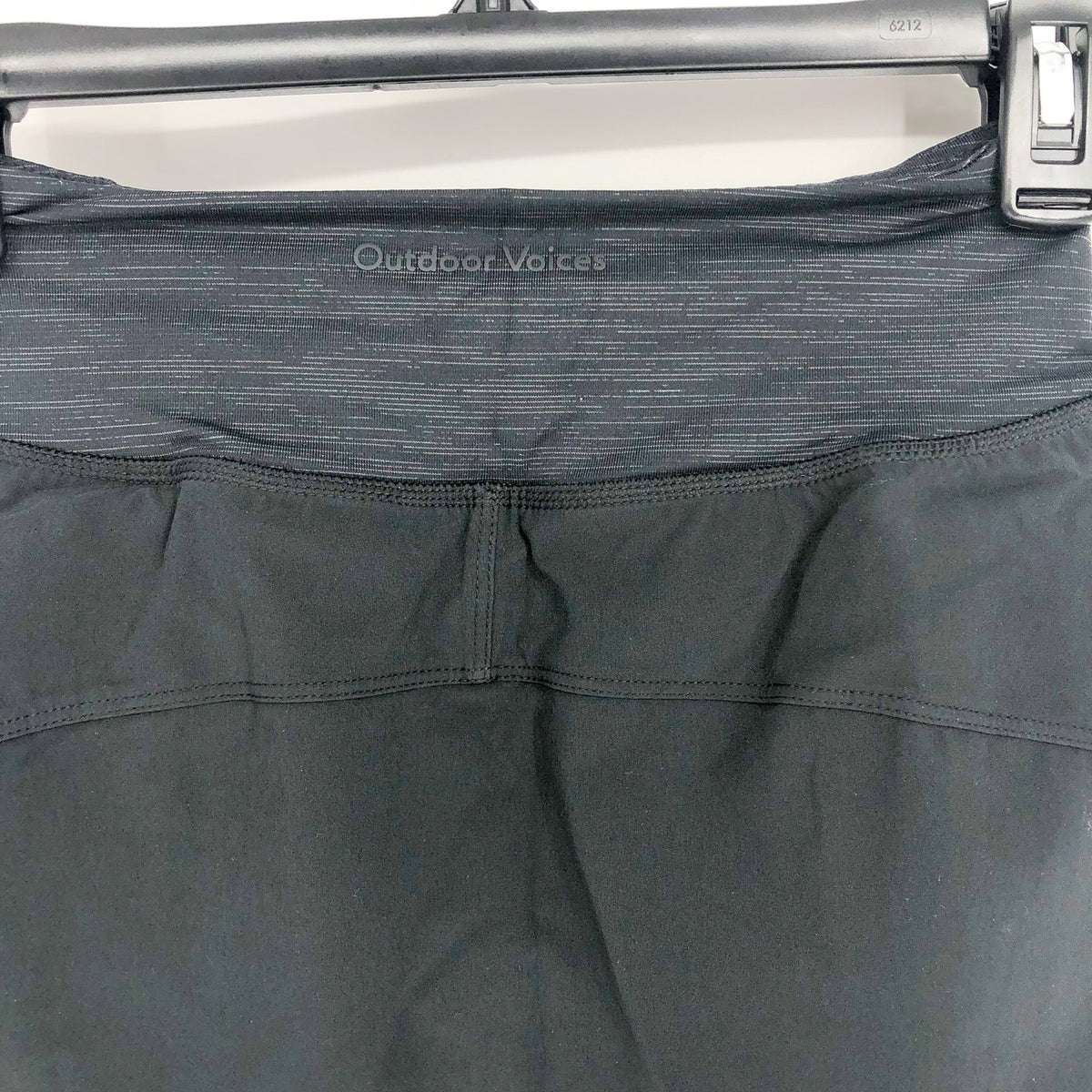 OUTDOOR VOICES Women's Hudson 4" Skort XXS Black Built-in Brief Liner NWT