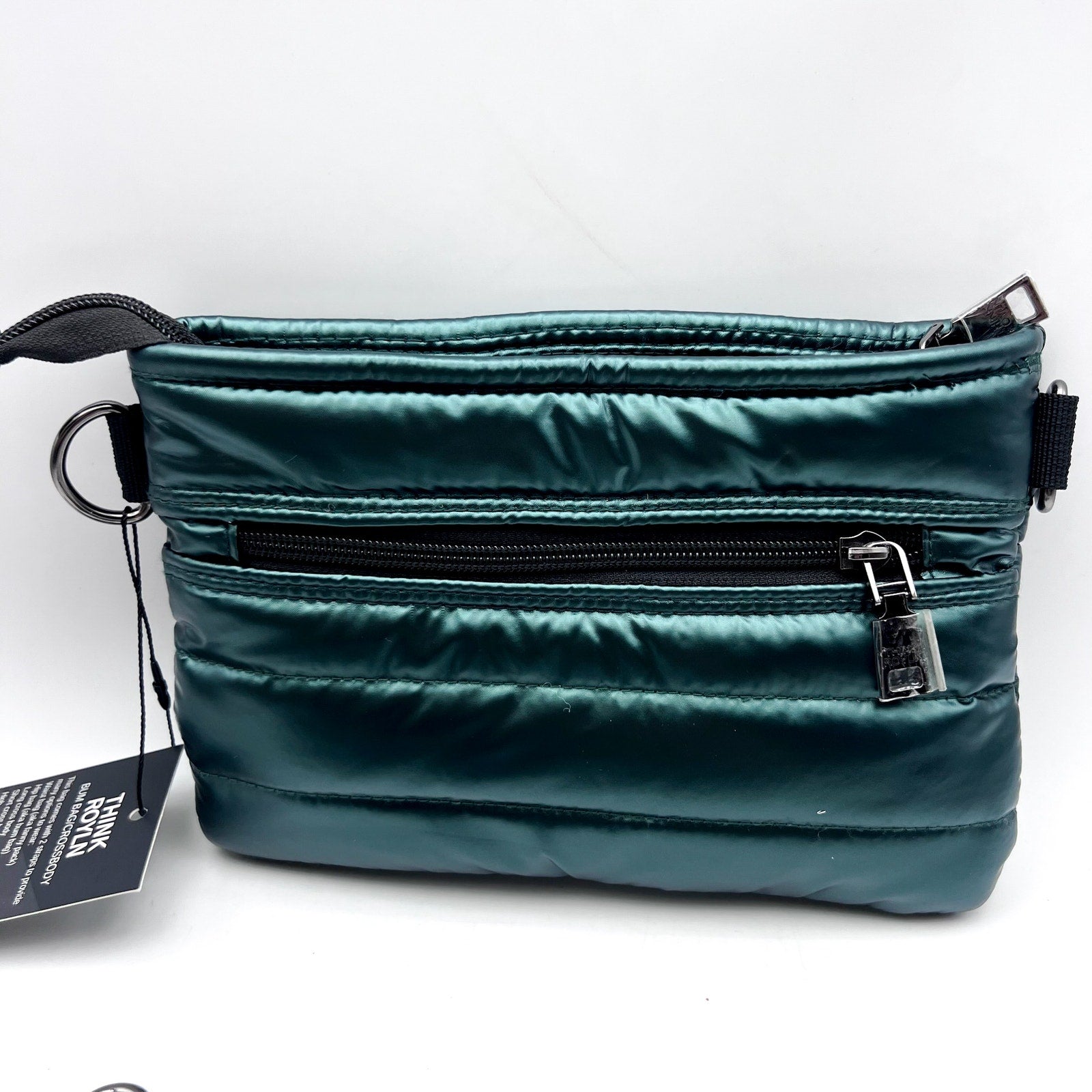 THINK ROYLN Women's Quilted Crossbody Bum Bag 2.0 Green NWT