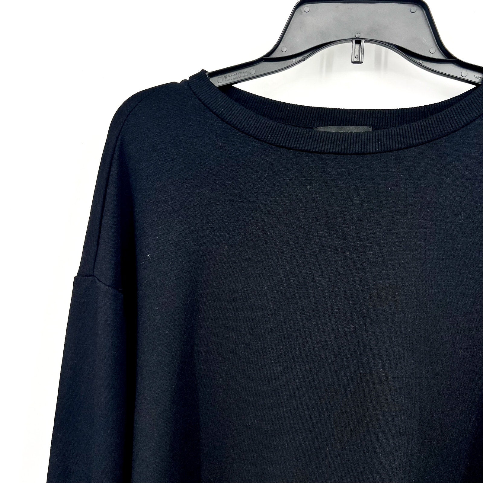 BEYOND YOGA Women's Off Duty Pullover Sweatshirt XS Black Crewneck NWT