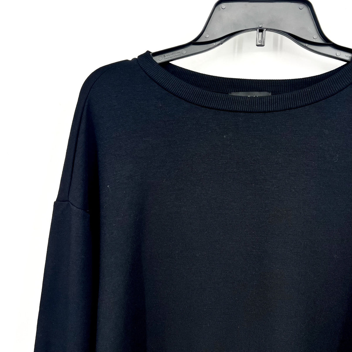 BEYOND YOGA Women's Off Duty Pullover Sweatshirt XS Black Crewneck NWT