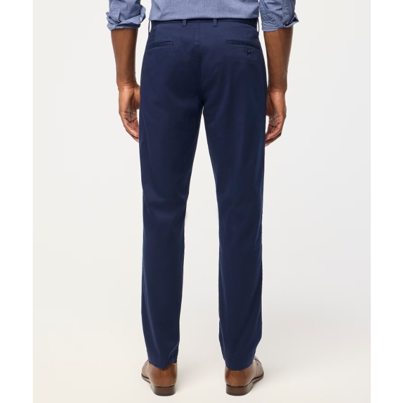 J.CREW Mens Straight-Fit Flex Chino Pants 31x30 Navy Blue Flat Front H3186 NWOT