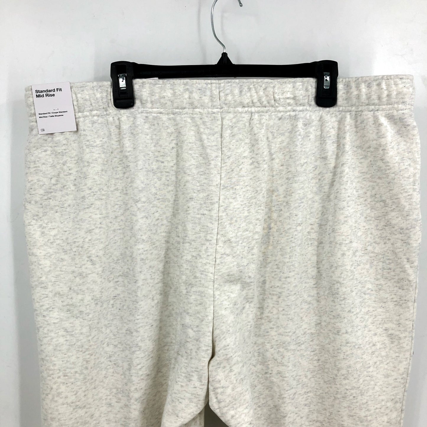 NIKE Womens Sportswear Club Fleece Joggers 1X Light Grey Mid-Rise Sweatpants NWT