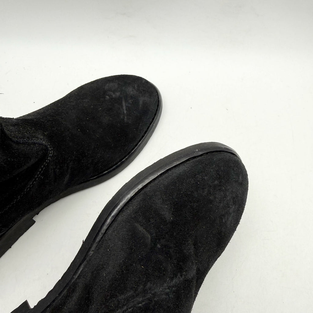 RE/DONE Womens 60s Camarguaise Ankle Boots EU 35 US 5 Black Suede NWOB