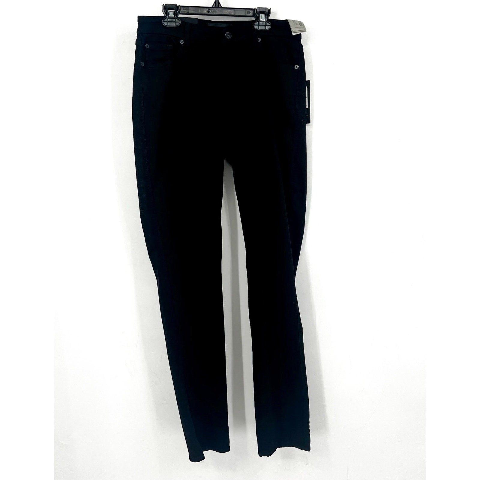 7 FOR ALL MANKIND B(AIR) Kimmie Straight Jeans Size 30 US 10 Rinsed Black NWT