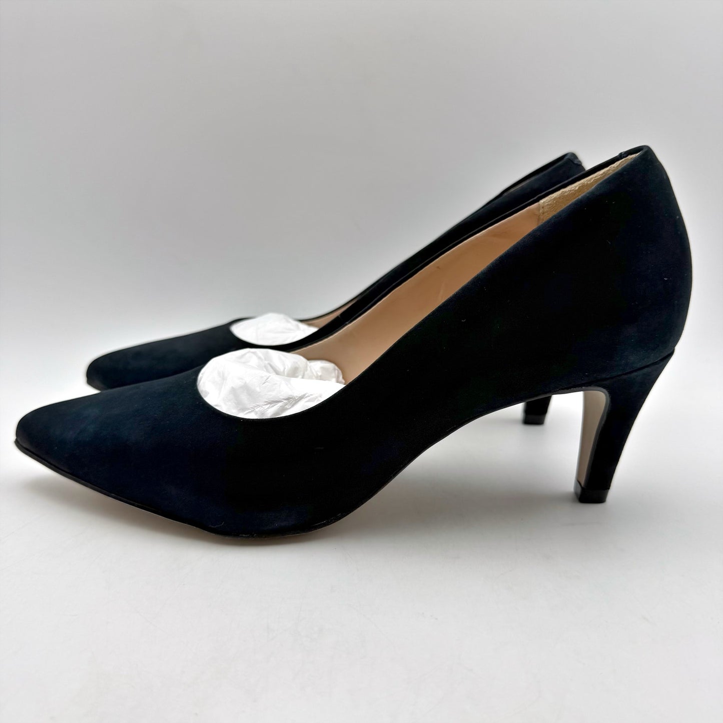 Marc Joseph Womens Trinity PL Pump US 9.5 EU 40.5 Navy Blue Suede NIB