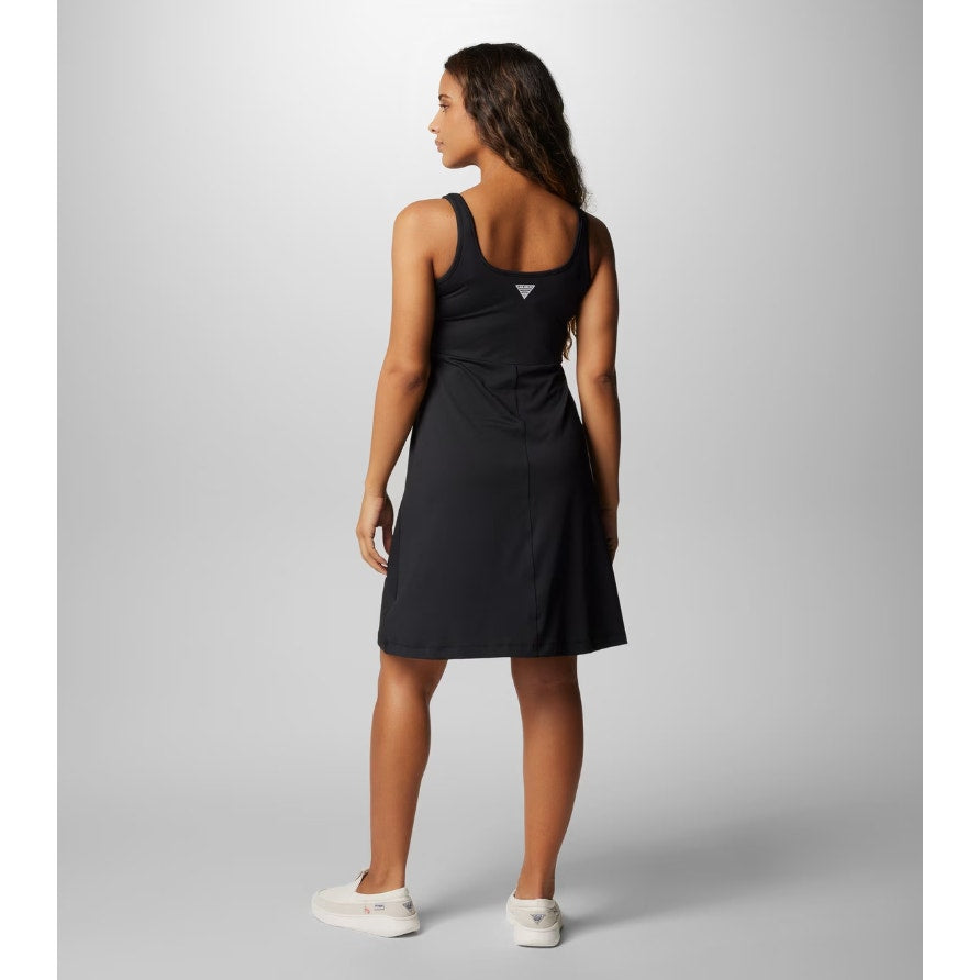 Columbia Womens PFG Freezer III Tank Dress Small Black UPF Performance NWT