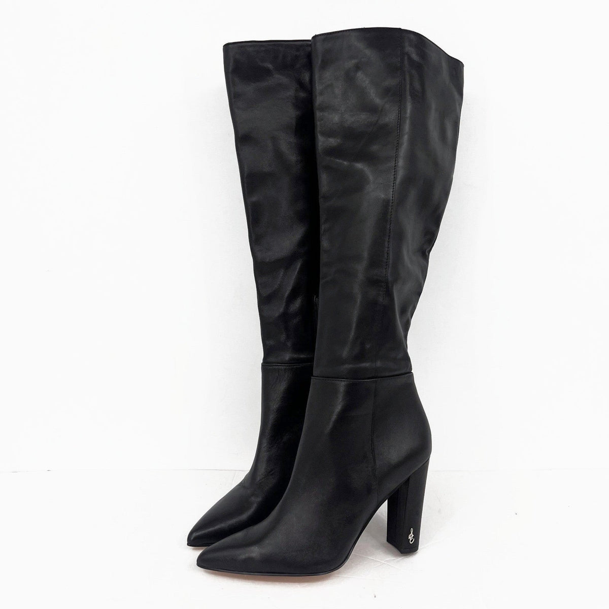 Sam Edelman Womens Raakel Knee High Boots Size 6 EU 36 Black Leather NWOB