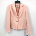 LE SUIT Womens 2 Button Suit Jacket 6 PETITE Light Blossom Pink Notch Blazer NWT